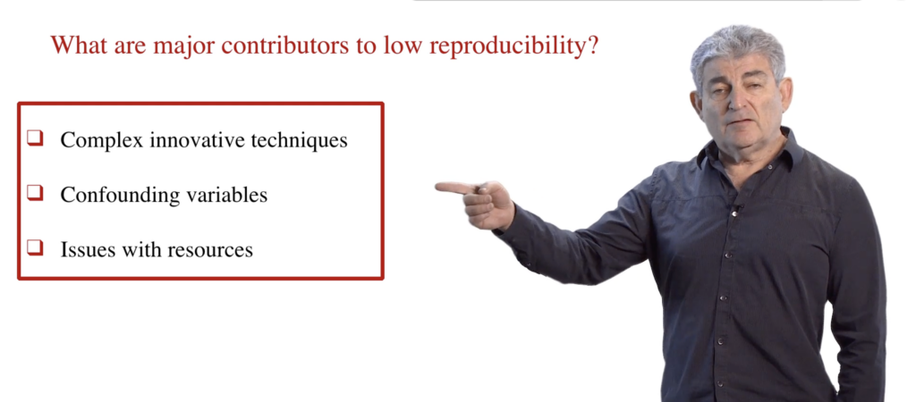 Reproducibility of Experiments in Biomedical Sciences
